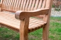 Preview: Gartenbank Windsor Ergo Big Teakholz 180 cm