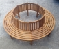 Preview: Rundbank Baumbank Teak Preview: Rundbank Baumbank Teak
