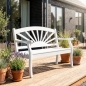 Preview: Friesenbankshop 2er Gartenbank wetterfest