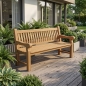 Preview: sitzbank garten teakholz
