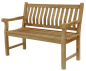 Preview: Gartenbank Teakholz Windsor Ergo 120 cm Preview: Gartenbank Teakholz Windsor Ergo 120 cm