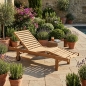 Preview: sonnenliege teak verstellbar