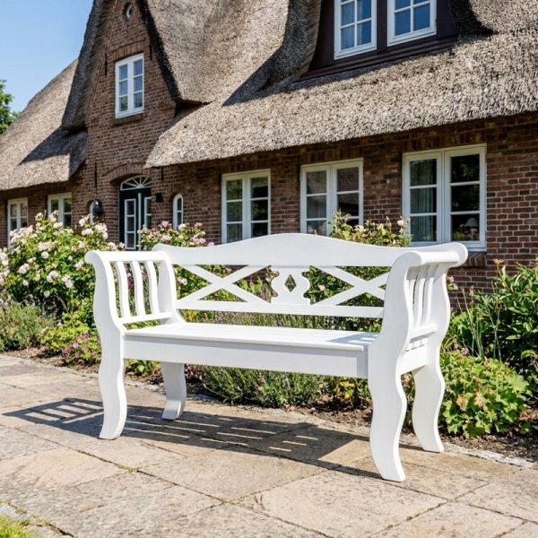 Preview: wetterfeste gartenbank kampen 130 cm