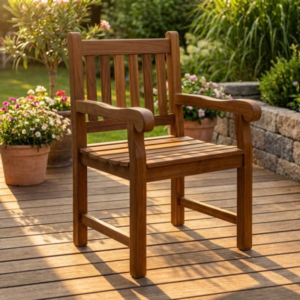 Preview: gartenstuhl mit lehne stabil