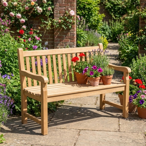 gartenbank für kinder holz teak
