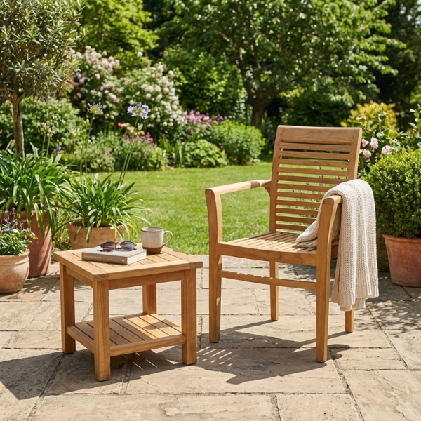 Preview: gartenmöbel gartenstuhl stapelbar holz