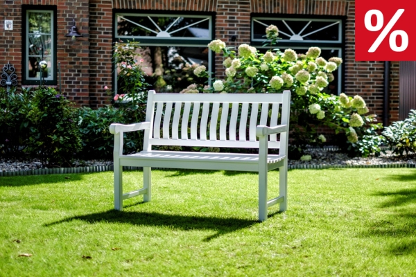 gartenbank windsor 120 cm in weiß gartenbank windsor 120 cm in weiß