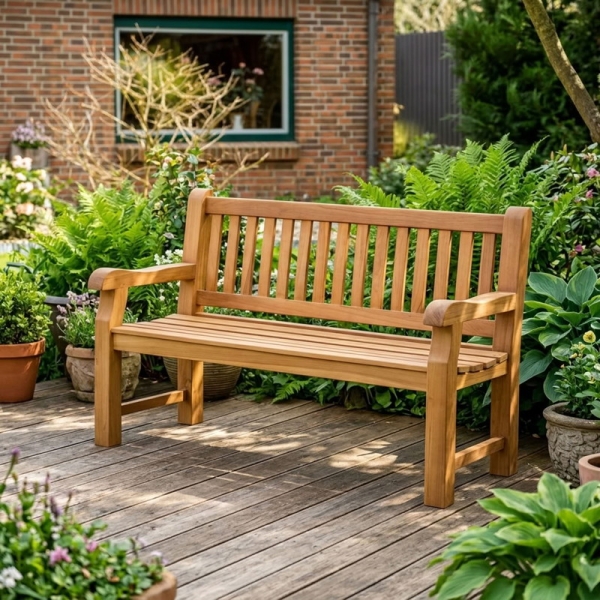 natur gartenbank teakholz