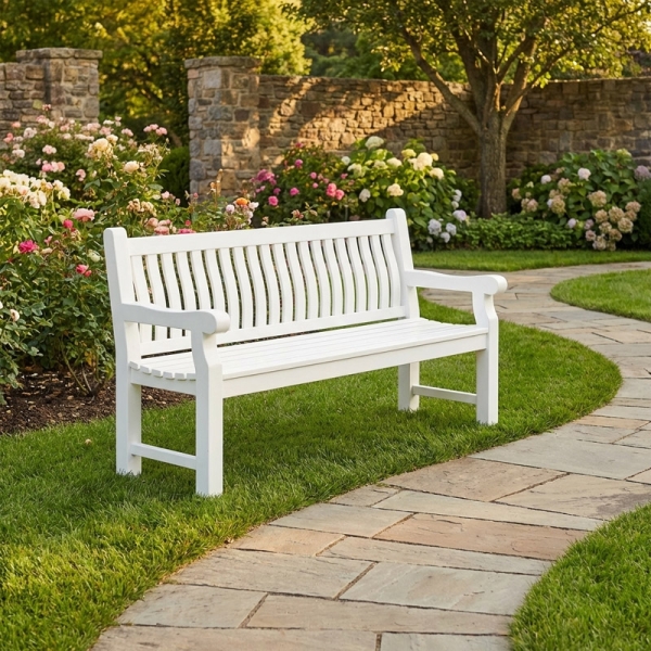 Teakholz Gartenbank Windsor ergo Big 120 cm