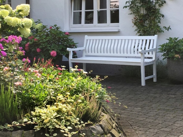 Gartenbank Teakholz Windsor Ergo 120 cm Gartenbank Teakholz Windsor Ergo 120 cm